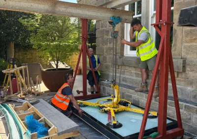 Skylight Handling & Installation Support – Private Residence