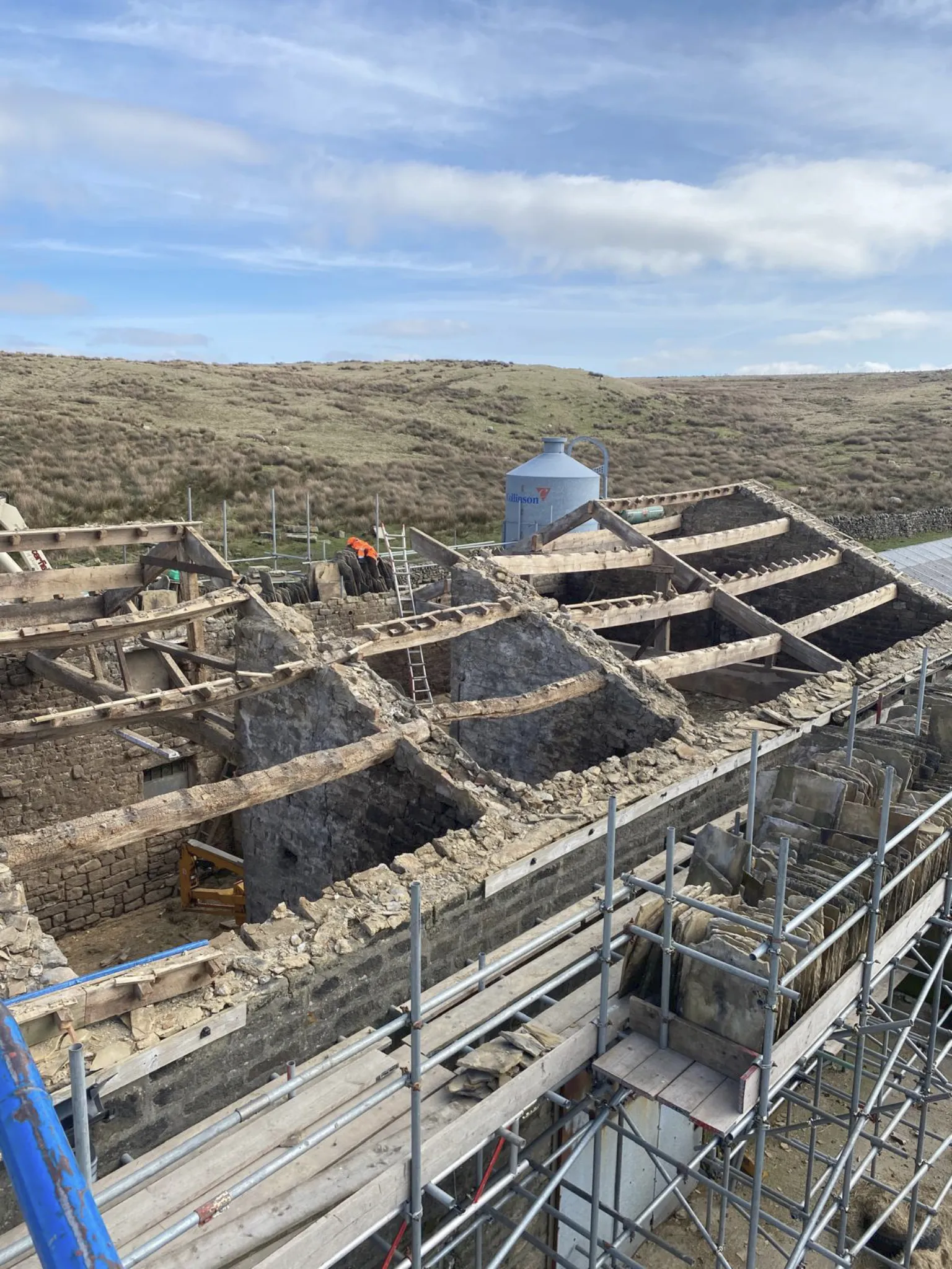 barn roof structural steel conversion